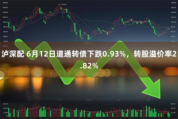 泸深配 6月12日道通转债下跌0.93%，转股溢价率2.82%