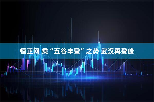 恒正网 乘“五谷丰登”之势 武汉再登峰