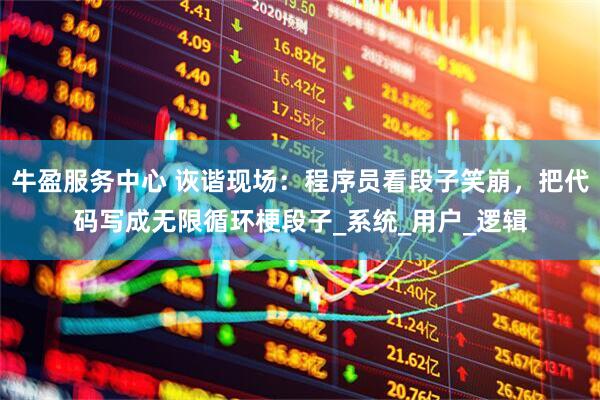 牛盈服务中心 诙谐现场：程序员看段子笑崩，把代码写成无限循环梗段子_系统_用户_逻辑